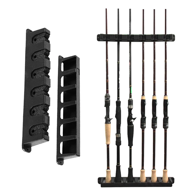 Fishing Rod Rack Fishing Pole Holder Rod Holders Wall Mount For Garage  Fishing Rod Storage Rack Bracket Holder - AliExpress