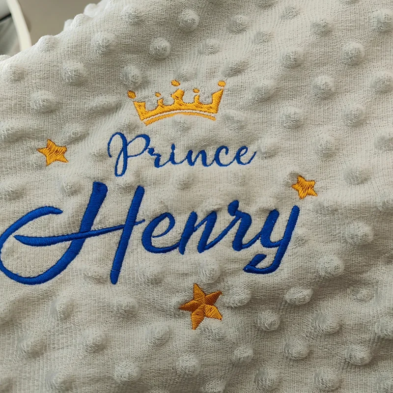 Personalised Newborn Baby Blankets Swaddling Stroller Bed Crib Sleep Cover Blanket Infant Bedding Swaddle Wrap Baby Gift 2