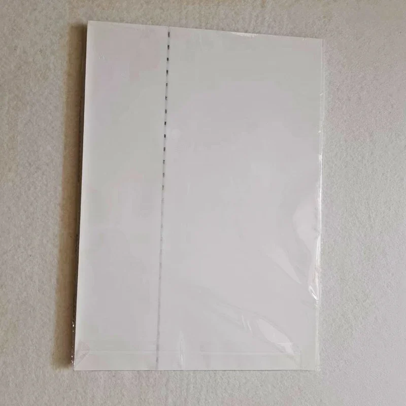 90g A4 Security Paper Report Qualified Ticket Office Contract Printing Paper Cotton Hemp Silver Safety Thread Security