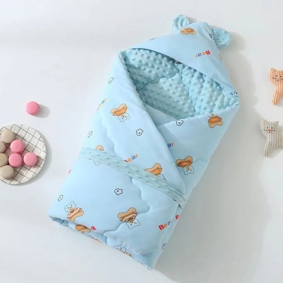 Plus Thickness Dual Purpose Birth Pure Cotton Out Bean Fleece Delivery Room Package Single Newborn Cotton Blanket Baby Blanket