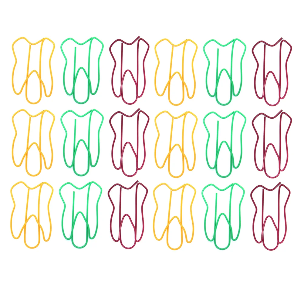 

50pcs Shaped Paper Clips Decorative Paper Clips Bookmarks Clips Page Markers for Office School Supplies ( )