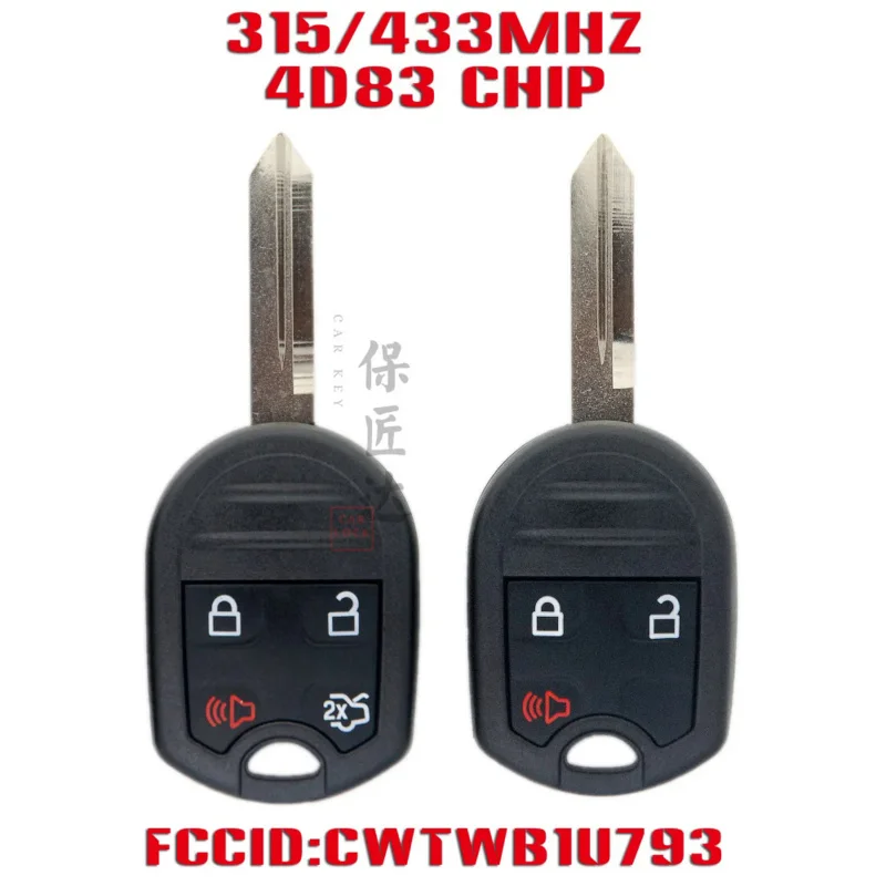 

Умный Автомобильный ключ Baojiangda CWTWB1U793, дистанционный ключ для Ford разгрузки, Explorer Flex Taurus, Lincoln 315 МГц с чипом 4D63-80Bit