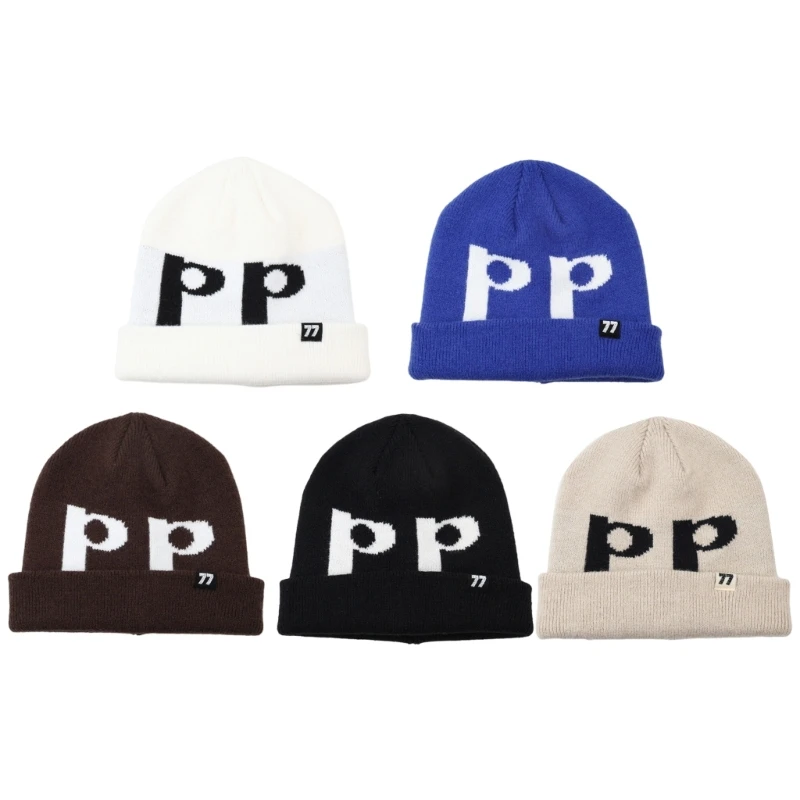 

Новая шляпа в стиле хип-хоп, однотонные шапки с напуском для женщин, жаккардовая шляпа, универсальная мешковатая шапка, шапка с