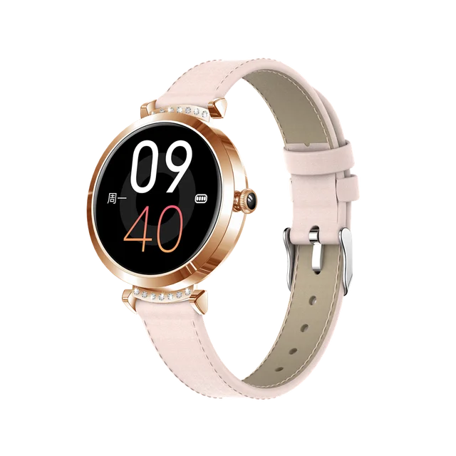 Reloj inteligente para mujer, accesorio de pulsera resistente al agua con  control del ritmo cardíaco, la