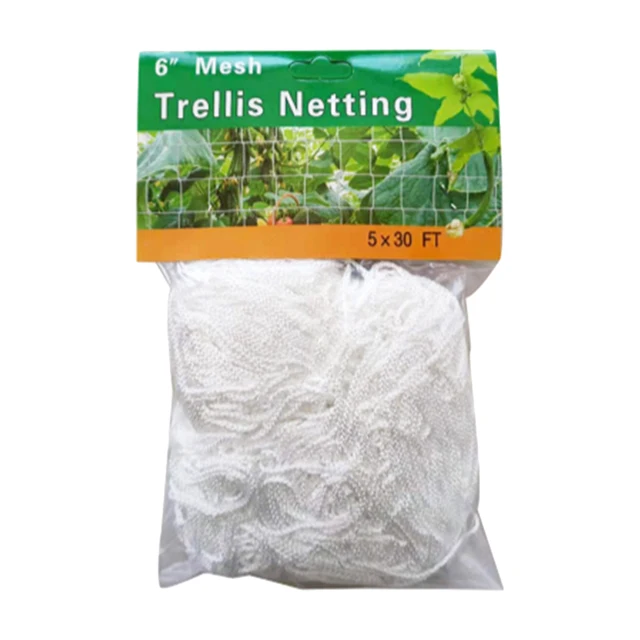 Kerti Növényi Rácsos Háló Poliészter Hegymászás Rattan Nettó Zöld Kertészeti Készletek Zöldségültetvények Virág Uborkához - Image 6