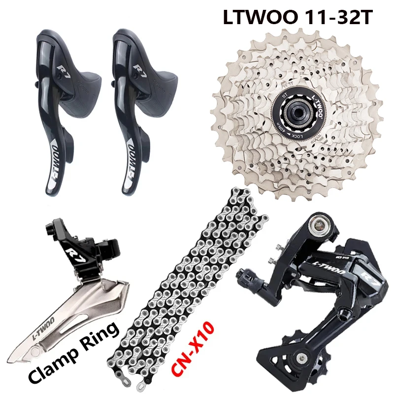 LTWOO R7 2 x10 Speed セット LTWOO R7 2x10 speed 20s Road group set/Cassette+Chain+Shifter+Rear