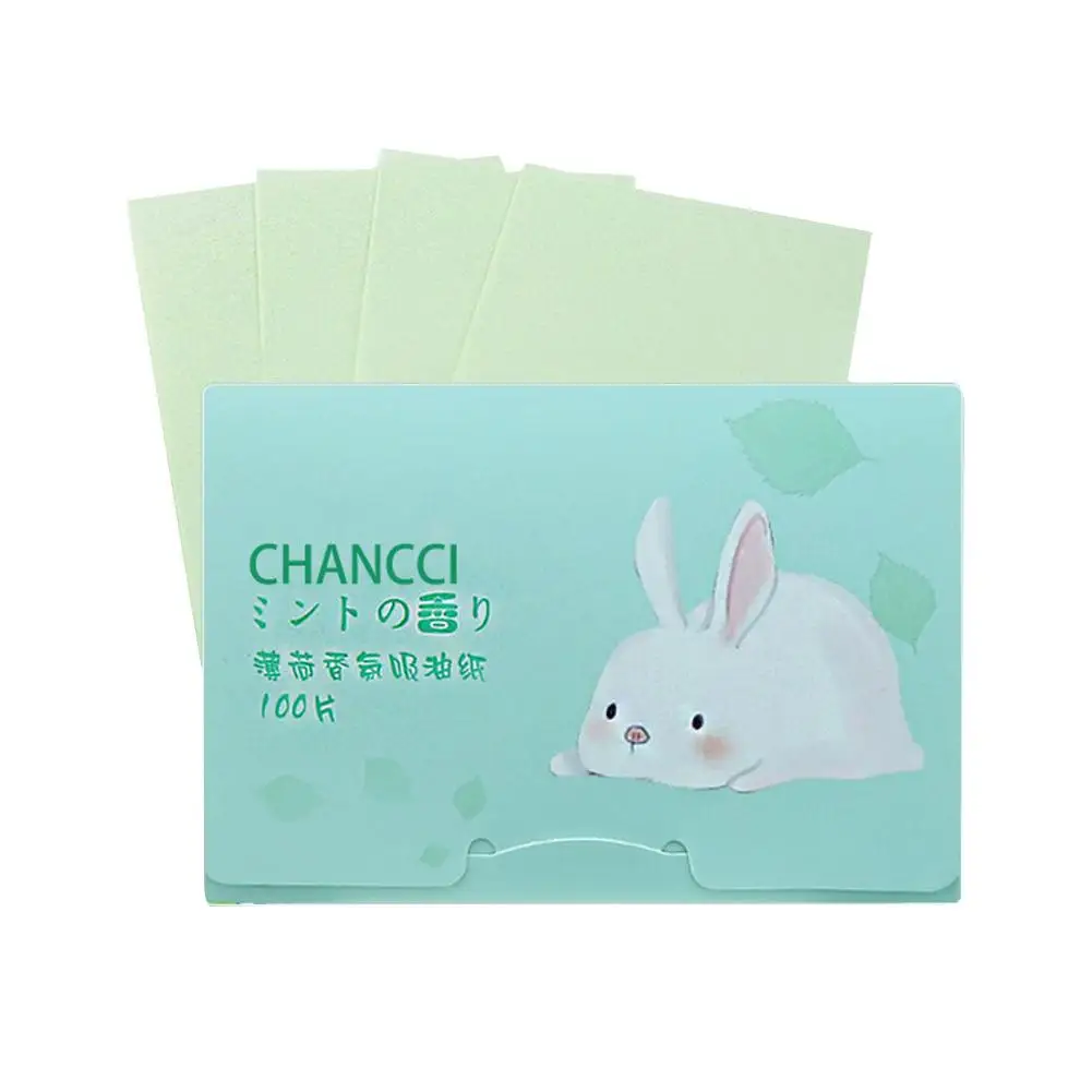 Face oil absorbing paper 100 portable for deep oil control
