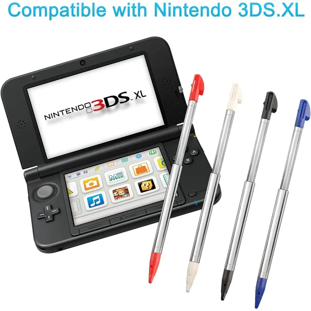 3DS XL Metal Stylus Pen Retractable Replacement Stylus Compatible Nintendo 3DS XL 4in1 Combo Touch Pen Multi Color 1 Pc stylus pen touch pen