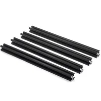 2 ชิ้น 2020 V-Slot อลูมิเนียม Extrusion โปรไฟล์ 550-1500 มิลลิเมตรมาตรฐาน EU อลูมิเนียม Linear Rail ท่องเที่ยวสําหรับเครื่อง CNC Router 3D เครื่องพิมพ์ 5