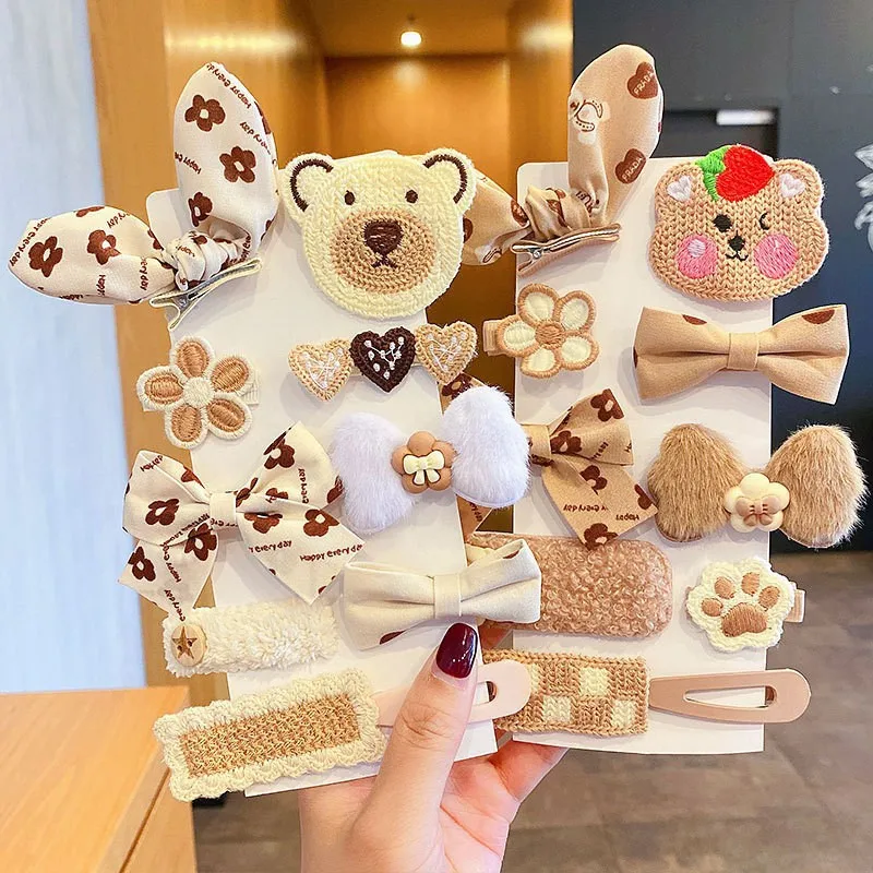 10 Pezzi Fermagli Per Capelli Pince Cheveux Fille Accessori Per Ragazze Kpop Mollette Capelli Furry Grampo De Cabelo Barrette Cheveux Cabelo