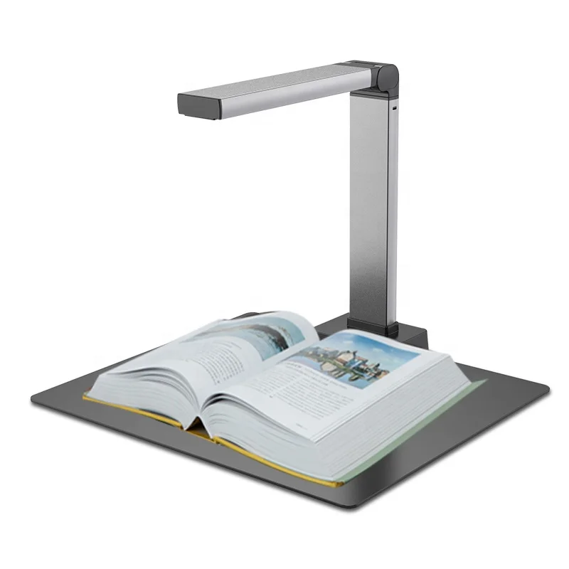 Reliable Document Camera Real Time Image Video Recording 13MP Usb Bulk Document Scanner With ABBYY OCR