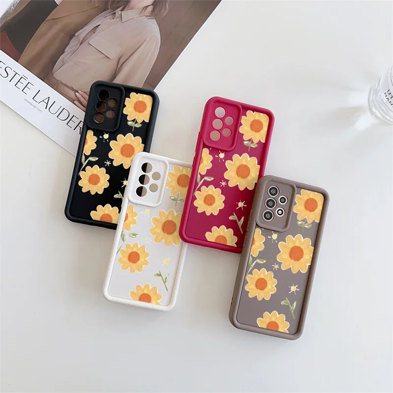 Floral Silicone Phone Case - Elegant Flower Design