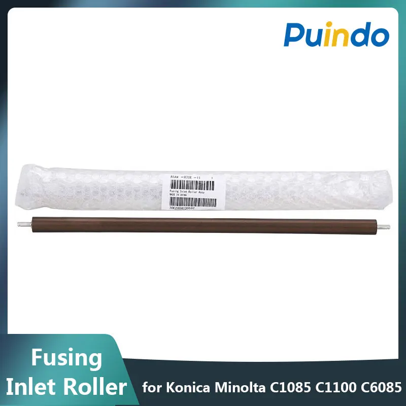 

A5AWR70E11 Original Fusing Inlet Roller for Konica Minolta C1085 C1100 C6085 C6100 A5AW-R70E-11 Tension Roller Copier Parts