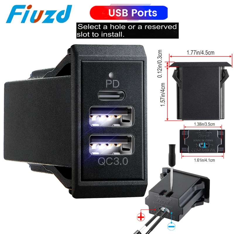 Fast Charging USB Car Charger Adapter