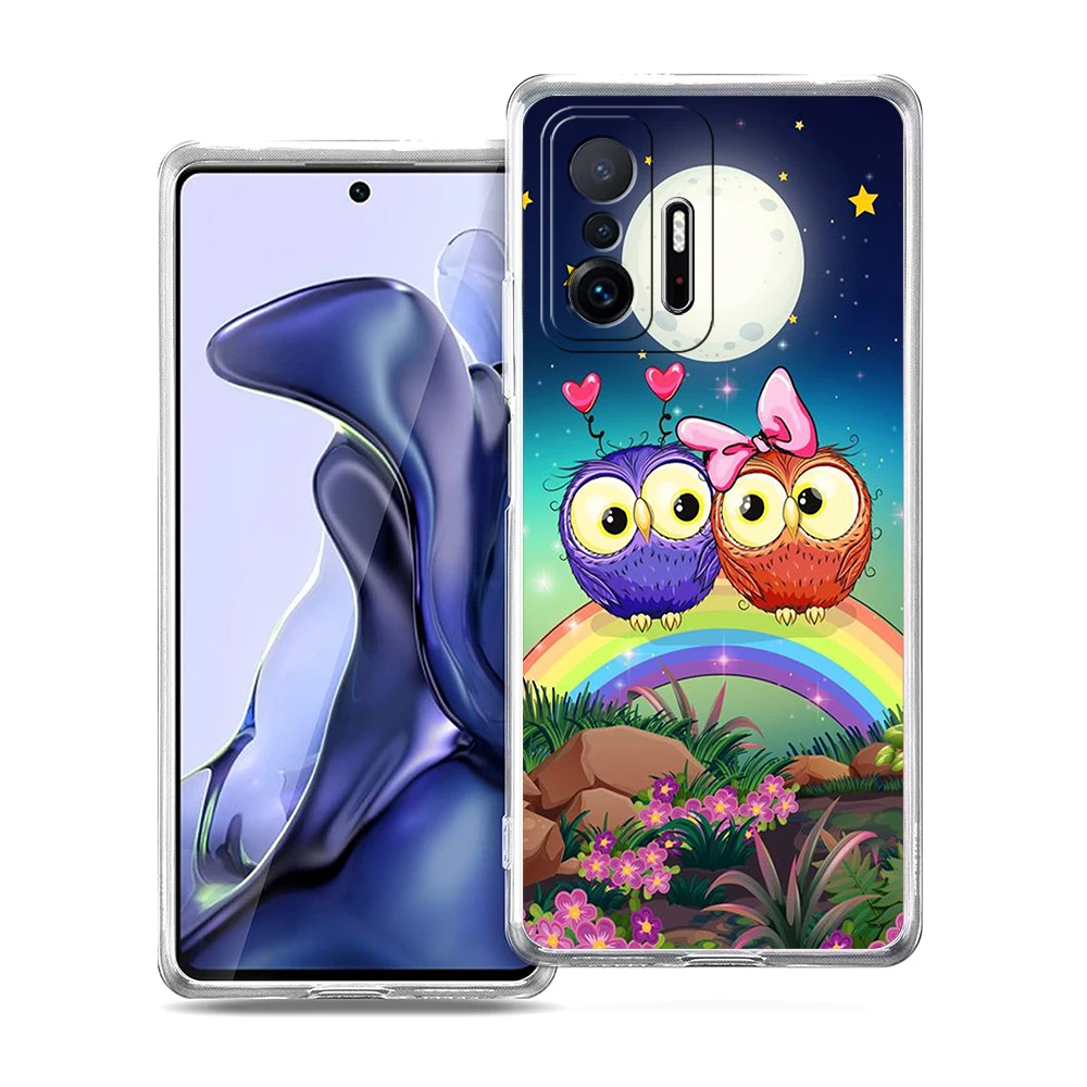 Adorable Owl Soft Transparent Phone Case
