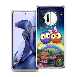 Adorable Owl Soft Transparent Phone Case - 11 Lite 5G NE (B1)
