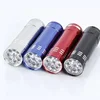Nail Dryer Mini 9 LED Lights Flashlight UV Lamp Portable Nail Gel Mask Fast Drying Manicure Tool Support 3