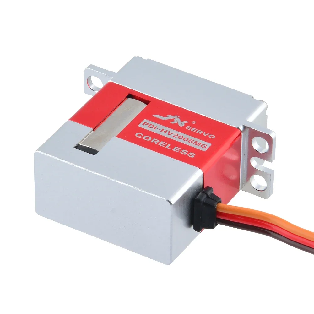 Sa652c8ff02ef4b968cfd58630cce64c15 JX 신형 서보 PDI HV2006MG 6.2kg 메탈 기어 풀 CNC 코어리스 HV 디지털 서보 RC 글라이더 500 클래스 헬리 테일 및 스와시 플레이트용