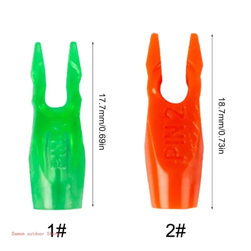 20Pcs Tail Colorful Plastic Nock Insert Tail Insert Nock for Arrow Speed archery arrow nocks
