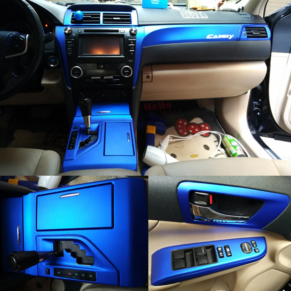 

Для Toyota Camry XV50 2012-2016 внутренняя Центральная панель управления дверная ручка 5D наклейки из углеродного волокна Переводные картинки автостайлинг аксессуары