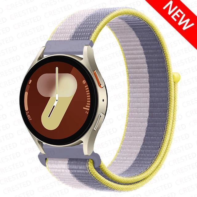 Versatile Nylon Loop Bracelet for Smartwatches - 22mm/20mm Band