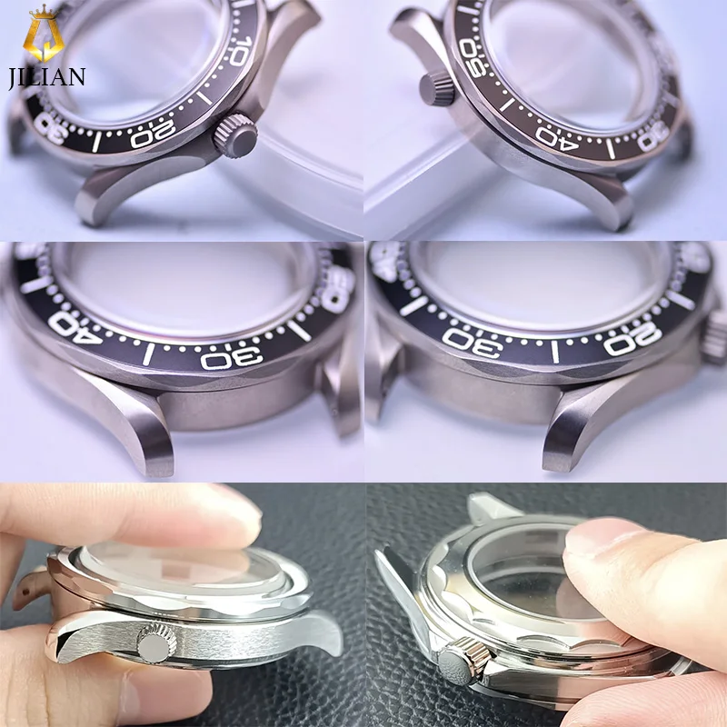 Watch Bezel Insert Ring 39.8*31.5mm Seamaster 300 Ceramic Watch Bezel Insert Fit 42mm Automatic Seamaster 300 Mod Watch Repair Accessories Case Ring