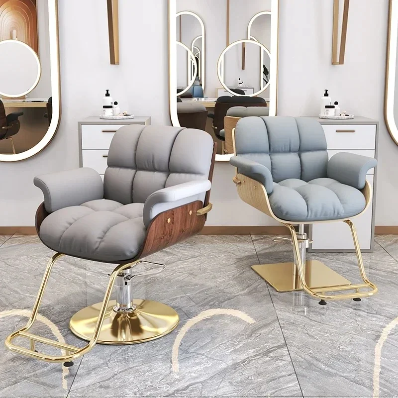 Manicure Stylist Barber Chairs Aesthetic Stool Esthetician Swivel Barber Chairs Beauty Sillas De Barberia Modern Furniture stool ergonomic barber chairs stylist aesthetic cosmetic luxury barber chairs hairdresser sillas de barberia modern furniture