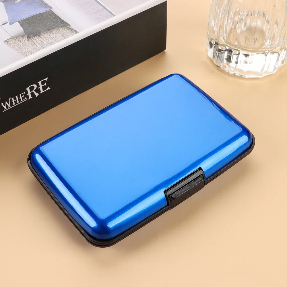 Aluminum Anti-Theft Wallets RFID Blocking Credit Card Holder RFID Wallet Metal Waterproof ID Card Case Coin Purse for Men Women wallet card holder card holder coin purse credit card holder