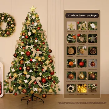 Large Christmas Tree Household High-End Decoration 2026 New Living Room DIY Ornament Scene Layout for Festive Atmosphere