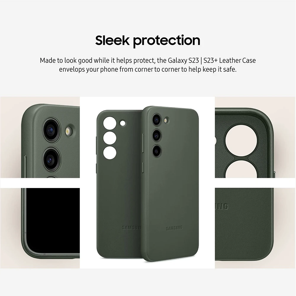 Premium Genuine Leather Phone Case for Samsung Galaxy S23 Series
