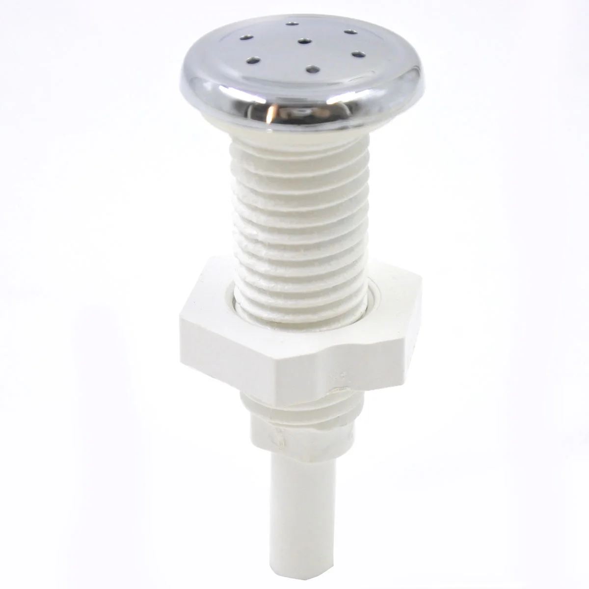 7-hole Screw Straight Massage Bathtub Bubble Nozzle Chromed Cap PVC Body Spa Air Bubble Jet Nozzle Bathroom Hardware Set Bathroom Hardware Accessories