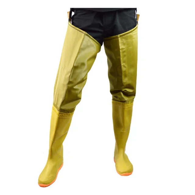 

Wading Waders Fishing Waterproof Breathable Clothes Fly Lace-Up Hunting Overalls Pants PVC Transplanting Suit Trousers