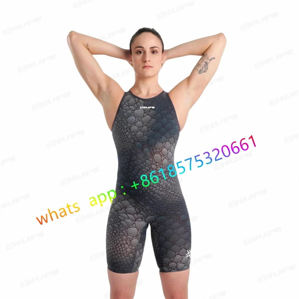 Swimwear Girs Professional One Piece Swimsuit Racing Training Bathing Suit Outdoor Sports Open Water Swimming Bodysuit