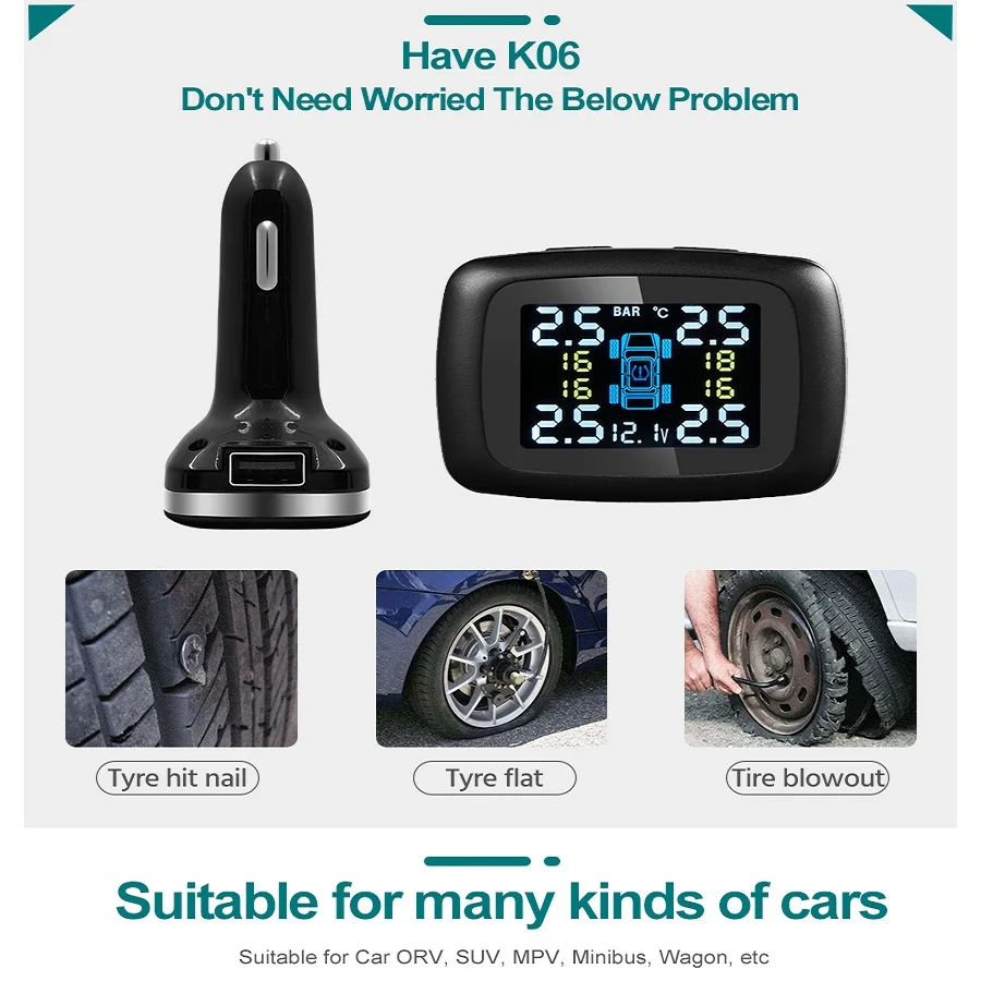 ̴    TPMS Ÿ̾ з 溸 ý, 4 ܺ  ,  USB 