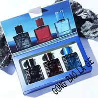 Marque 90ml hommes parfum coffret cadeau 3 pièces ensemble charmant homme Colognes parfum durable attirant les parfums pour femmes Hombres Originales 2