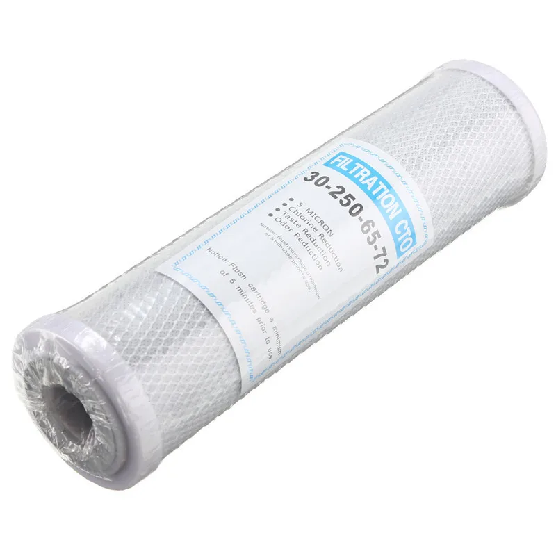 Universal 10 inch CTO carbon rod filter for purifier Replacement activated carbon filter element for household water purifier