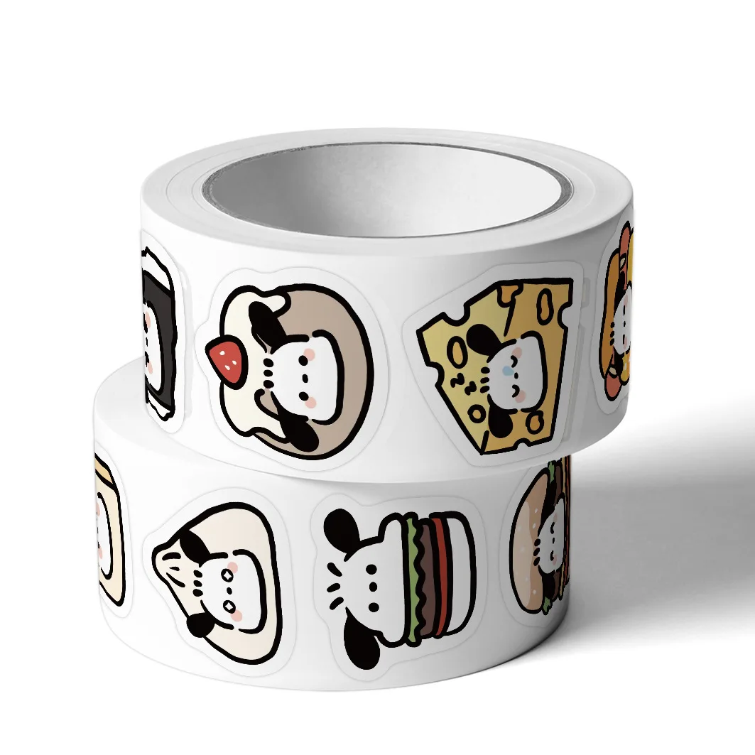 500개 일본 스타일 INS 고급스러운 파차 강아지 산리오 귀여운 창의적인 저널용 씰링 스티커