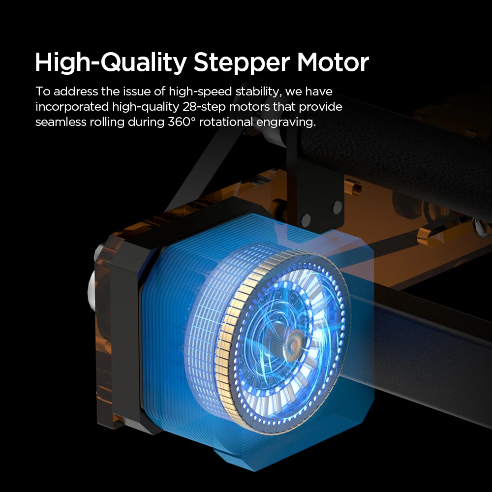ACMER M3 Universal Laser Engraver Y-Axis Rotary Shaft Rotary Roller 360 Degree Rotating For Laser Engraving Cylindrical Objects laser engraving machine