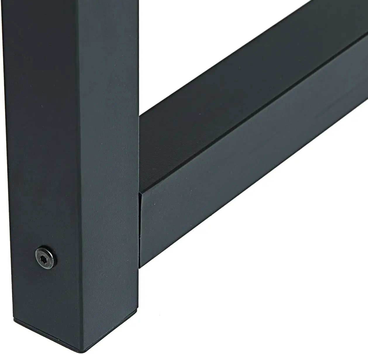 63 Inch Computer Desk, Home & Office PC Laptop Study Writing Table Workstation with Leg Bars, Modern Simple Industrial Style