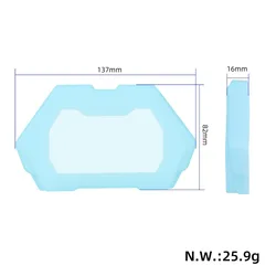 Waterproof Silicone Dashboard Cover - Scratch - Proof & Durable Display Screen Case (Blue)
