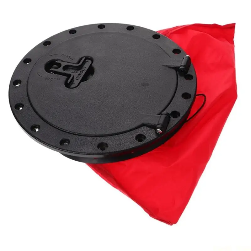 U2JB 데크 해치 커버 방수 원형 해치 커버 플라스틱 데크 커버 데크 검사