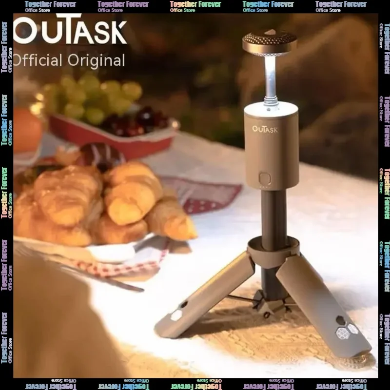 

Outask Telescopic Lantern All Terrain Outdoor Multifunctional Camping Light Charging Treasure Phone Travel Emergency Tent Lamps