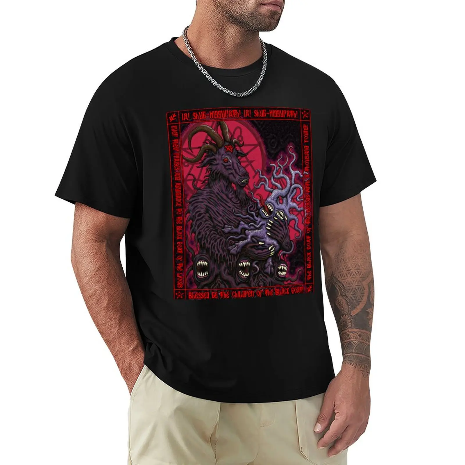 

Black Goat Icon - Azhmodai 2018 T-Shirt black t shirts animal print shirt for boys mens funny t shirts