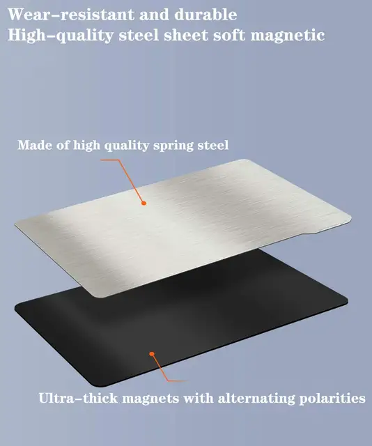 Piastra Magnetica Flessibile Per Stampante 3D Anycubic - 135x80mm Per Resina