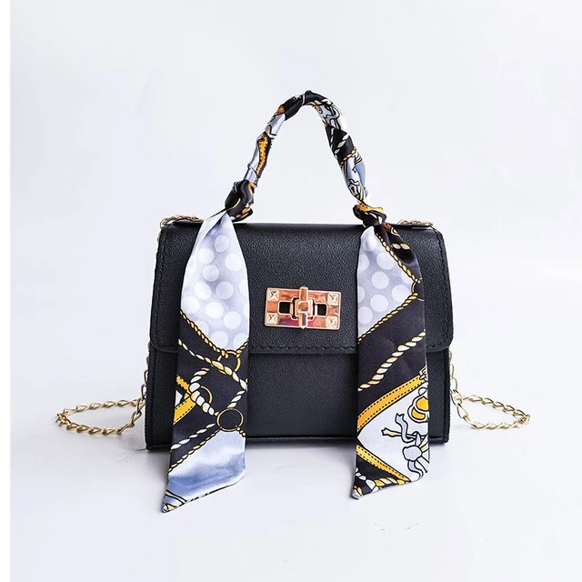 Women Bag Silk Scarf Shell Bag Ladies Handbag Small Bag Female Fashion  Shoulder Bag Mini Bag Purse - AliExpress
