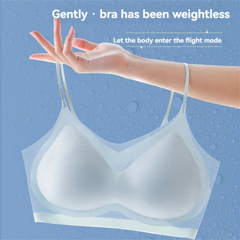 Ultra-Thin Breathable Ice Silk Bra Women' 