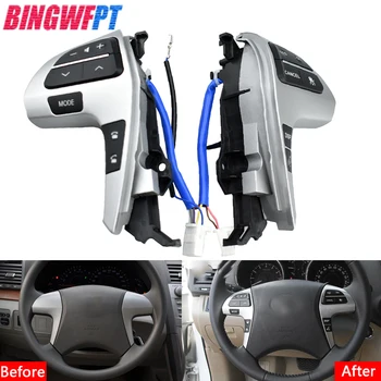 Pulsanti di Controllo Audio sul Volante per TOYOTA FORTUNER GGN50,60,KUN5* 2011-2014, Interruttore per Volume e Controllo Velocità di Crociera