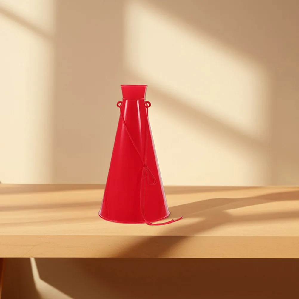 2Pcs 휴대용 플라스틱 응원 메가폰 스포츠 게임 파티를 위한 생생한 색상 야외 이벤트 Noisemaker 스피커