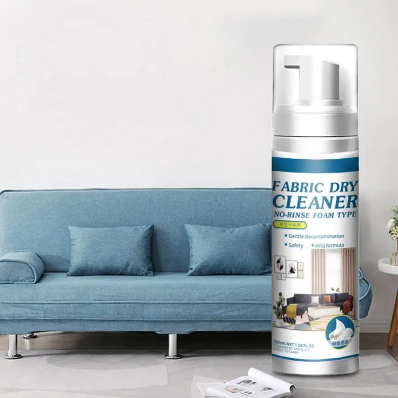 Fabric Spray Cleaner Stain And Dirt Eliminator For Upholstery And Fabric 200ml Carpet Stubborn Stain Cleaning Foam