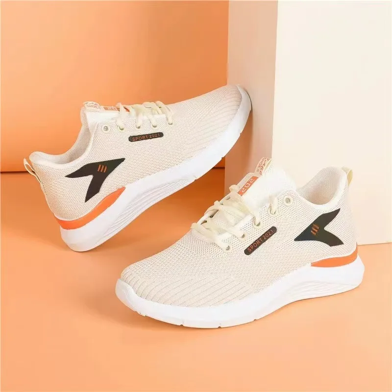 Spring 2023 Women's Shoes Sports Shoes Women's Lightweight Soft Sole Women's Running Shoes Student Lace Up Casual Shoes